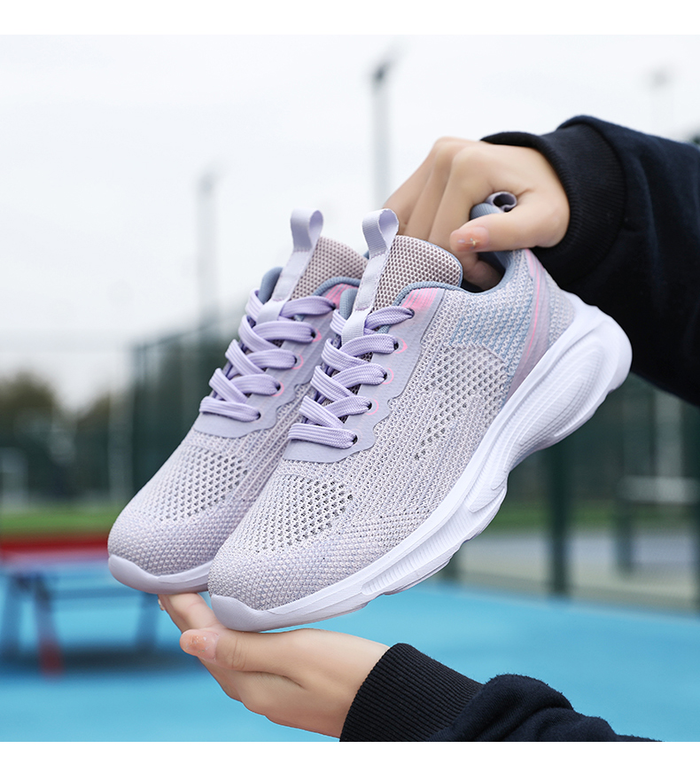 Dad women, cushioned rebound sports men, breathable and non slip running shoes for women_voghion.com
