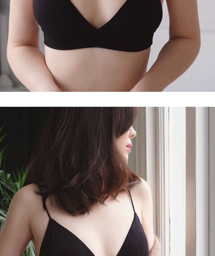 Cô gái gợi cảm tam giác sling đồ lót ống hàng đầu chống đi không vành áo ngực mùa hè thoáng khí bikini mỏng quần lót nữ de thương