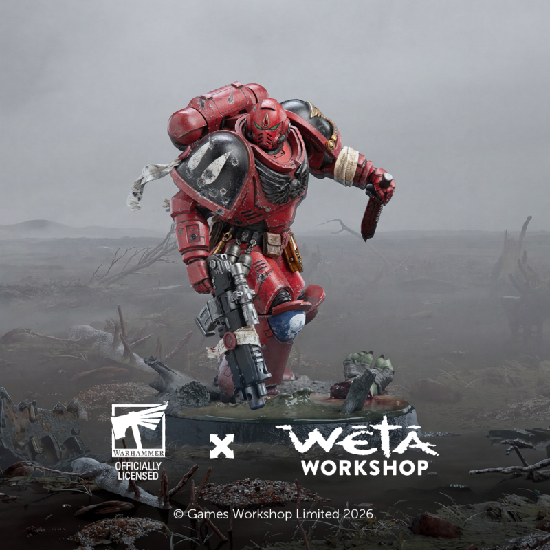 Blood Angels Sergeant Statue Weta Studio Warhammer 40K Ultramarines Figure Weta Domestic Agent Blood Angels Sergeant Statue Weta Studio Warhammer 40K Ultramarines Figure Weta Domestic Agent