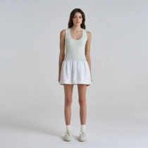 malbon SAIL TANK temperament womens tennis sports dress slim skirt new style