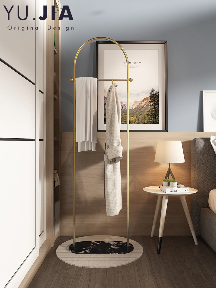 Denmark YUJIA Nordic ins Marble coat rack Floor-to-ceiling living room clothing store net red bedroom hanger light luxury