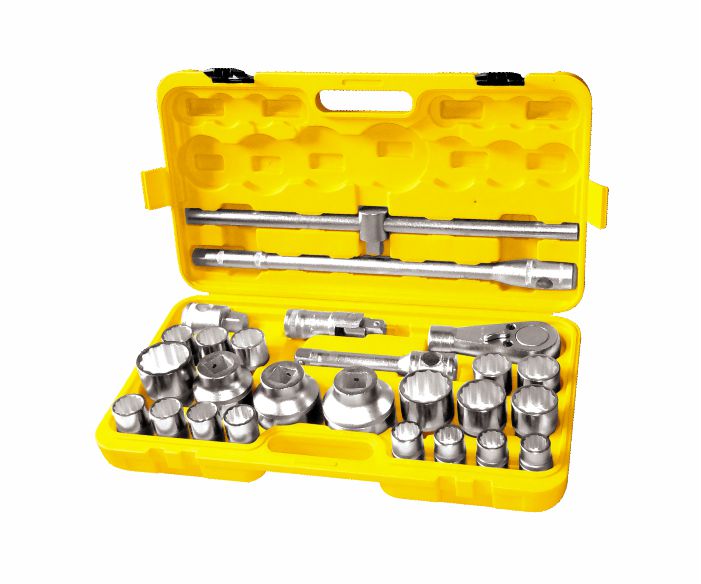 Persian 26 Pieces 19mm Series Metric Heavy Duty Sleeve Set Electric Mine Hill Machinery Repair Car Repair Suit