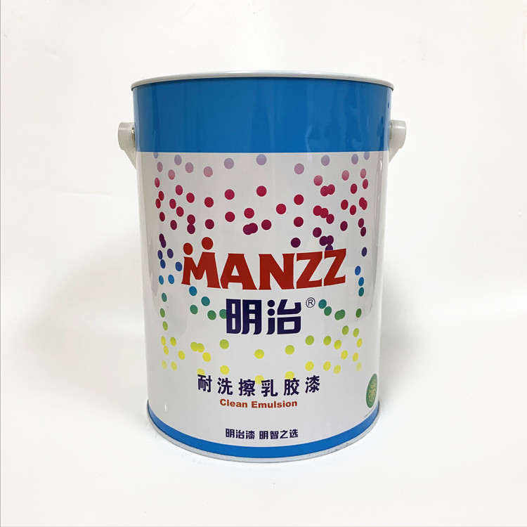 Meiji Resistant Scrub White Matt Wall Paint (7kg Tank) Emulsion Paint White Interior Wall Self-Brush Environmental Protection Paint