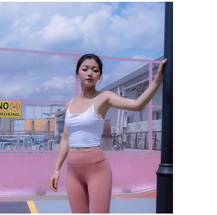 Nhẹ nhựa đơn giản dây đeo vai đẹp làm đẹp trở lại yoga thể thao dây đeo tay áo vest - Đồ lót thể thao áo lót thể thao adidas