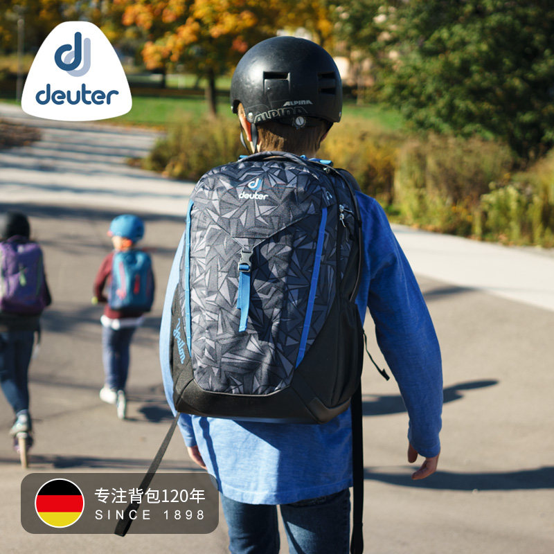 German Dort deuter crest schoolbag primary and secondary school students junior high school students boys and girls aluminum strip shoulder backpack