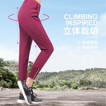 Brief Outdoor 90% Small Leggings Pants Sport Long Pants Woman Spring Summer Mountaineering Casual Breathable Elastic Body Speed Dry Pants
