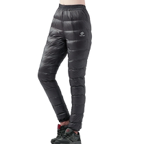 Outdoor down pants thickened underwear for men and women autumn and winter cold-proof wind-proof and cold-proof home pants for the elderly