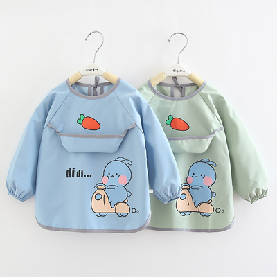 【大牌】宝宝吃饭围兜全身防水防脏护衣