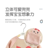 Детский демисезонный фартук, термобелье, бархатный водонепроницаемый нагрудник для еды для девочек, анти-грязь