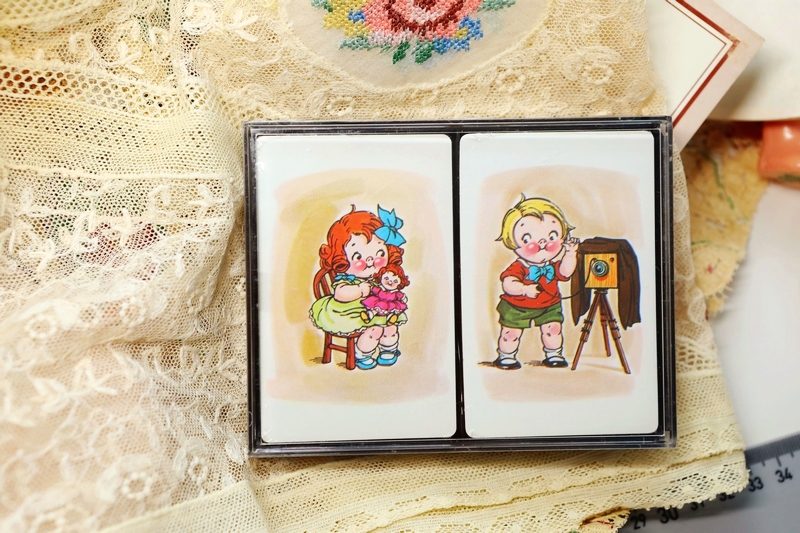 20-05 American tomato soup fat doll playing cards in the early 1980s brand new unopened two boxed FP26