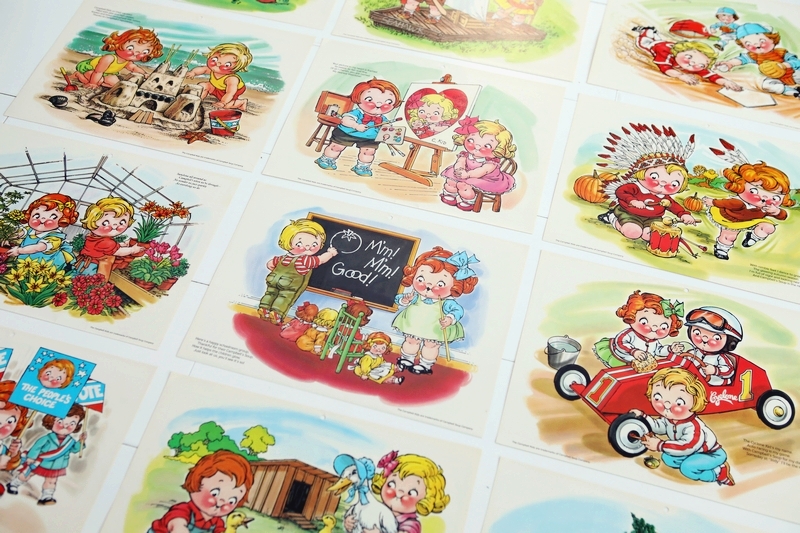 20-05 Super cute tomato soup fat doll retro poster 80's original reprint two options