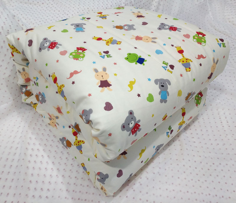 Bông quilt cover cotton bé sơ sinh quilt cover trẻ em chăn của học sinh mẫu giáo quilt cover sheets có thể được tùy chỉnh