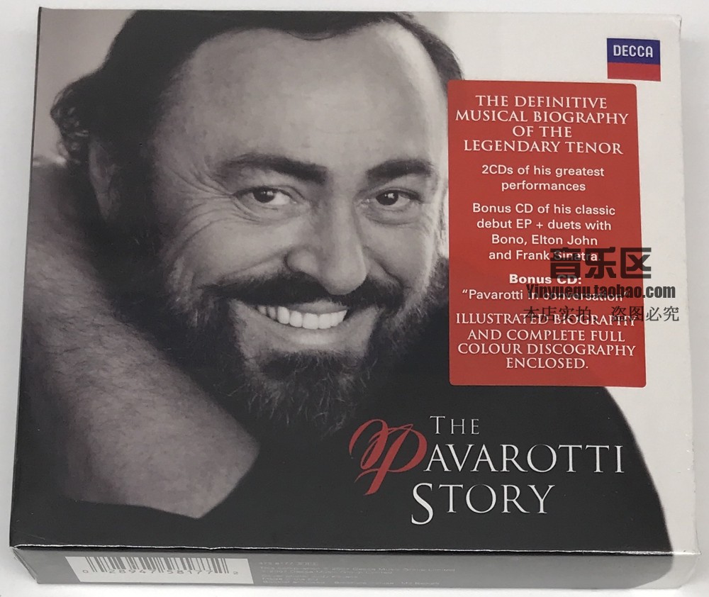 Spot DECCA 4758177 The Pavarotti Story 4CD