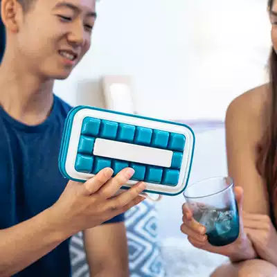 Ice box household outdoor portable ice box food grade ice making mold silicone tape cover anti-string ice ball grid