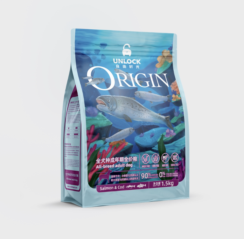 Unlock Free Time Dog Food Origin Series Comprehensive Nutrition of All-Dog Food Low-sensitive Dog Food