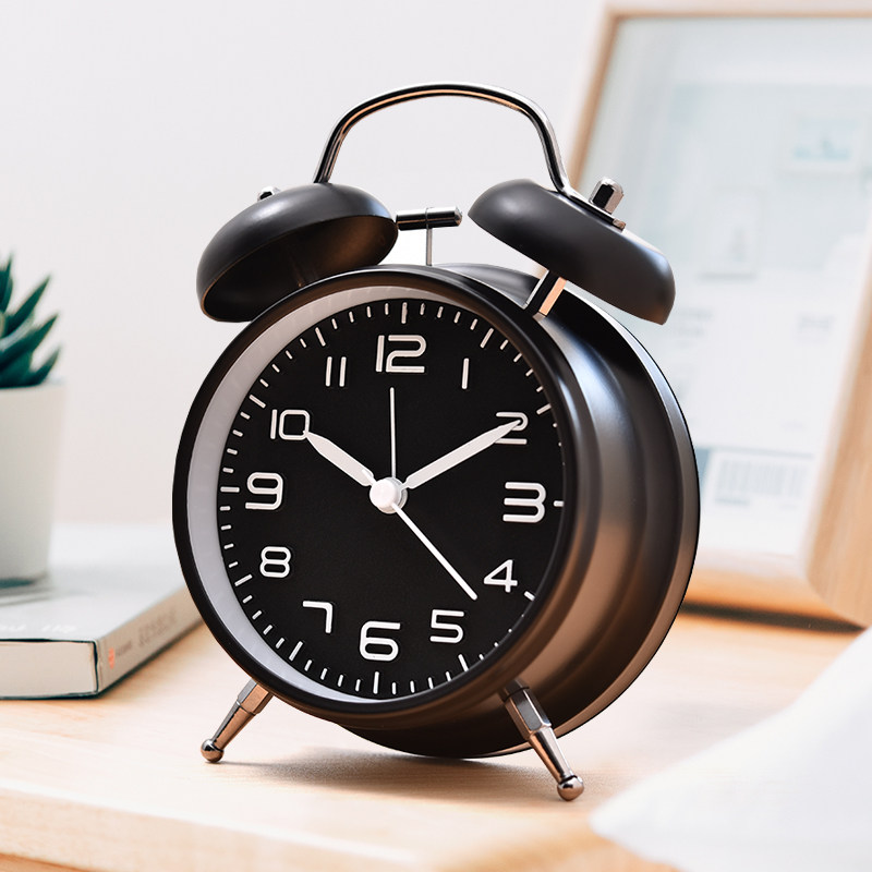 Wake Theologer Retro small alarm clock Creative students with cartoon personality Rattle Sloth children's clock bedside watches