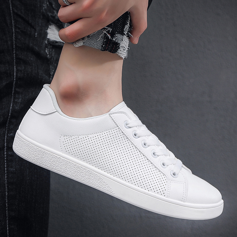 New Perforated Mesh Summer Breathable Perforated Sneakers for Men, Casual Pinhole Leather Shoes, Sports Flat Shoes New Perforated Mesh Summer Breathable Perforated Sneakers for Men, Casual Pinhole Leather Shoes, Sports Flat Shoes