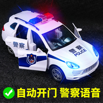 Children police car car toy big simulation child boy 110 police 4 toy car 1 one 2 baby 3 years old 5