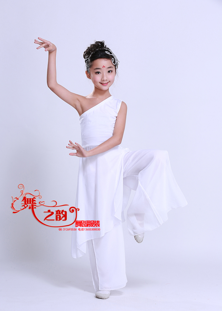 Trang phục múa cổ điển cho trẻ em, trang phục múa dân gian, váy trắng, múa hiện đại, múa đương đại, váy thanh lịch, múa dù thời trang bé trai