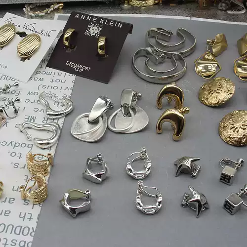 Японские металлические клипсы, серьги, европейский стиль, простой и элегантный дизайн, без проколов ушей