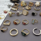 Y Одиночный выход японской японской единой минимальной много -мульти -уникальной модели личностной смолы европейские и американские ювелирные изделия.