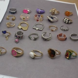 Y Одиночный выход в японском европейском и американском маленьком супер красивой жемчужной эмале цветочный цветок любовь женское кольцо ювелирные изделия уникальные модели