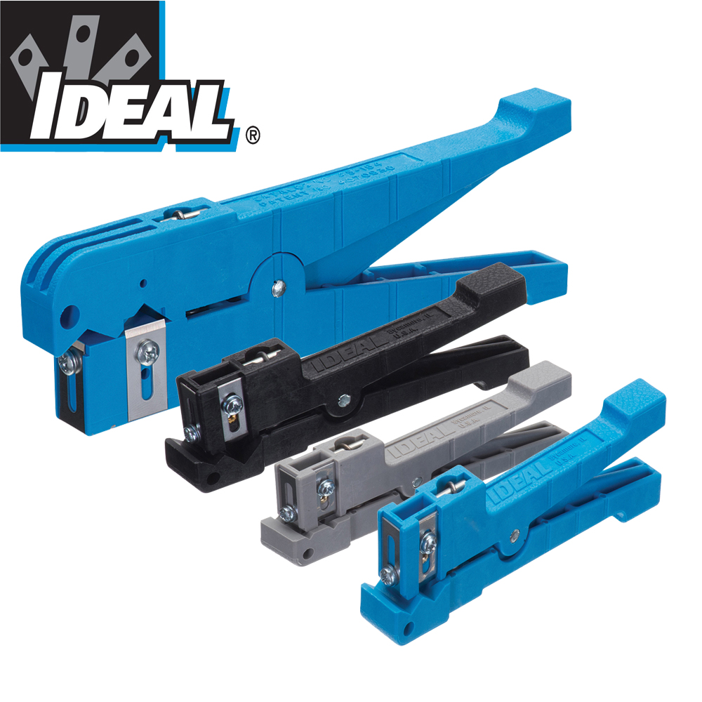 American ideal IDEAL45-162 45-163 45-164 45-165 coaxial cable stripping pliers