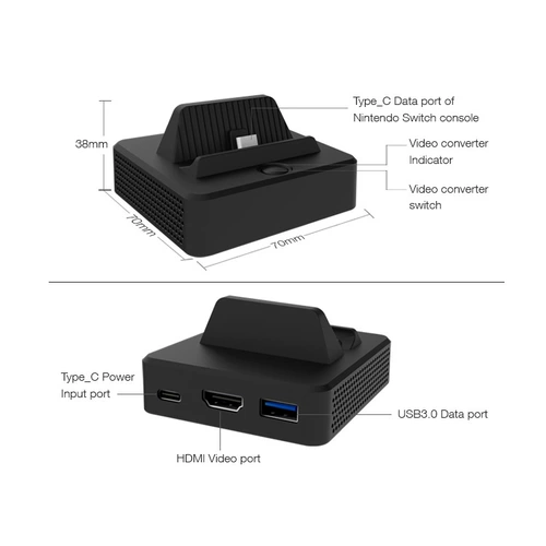 Переключение NS Video Conversion Base Base Adapter Adapter HDMI Base Base USB3.0 Видео конвертер тип-видео