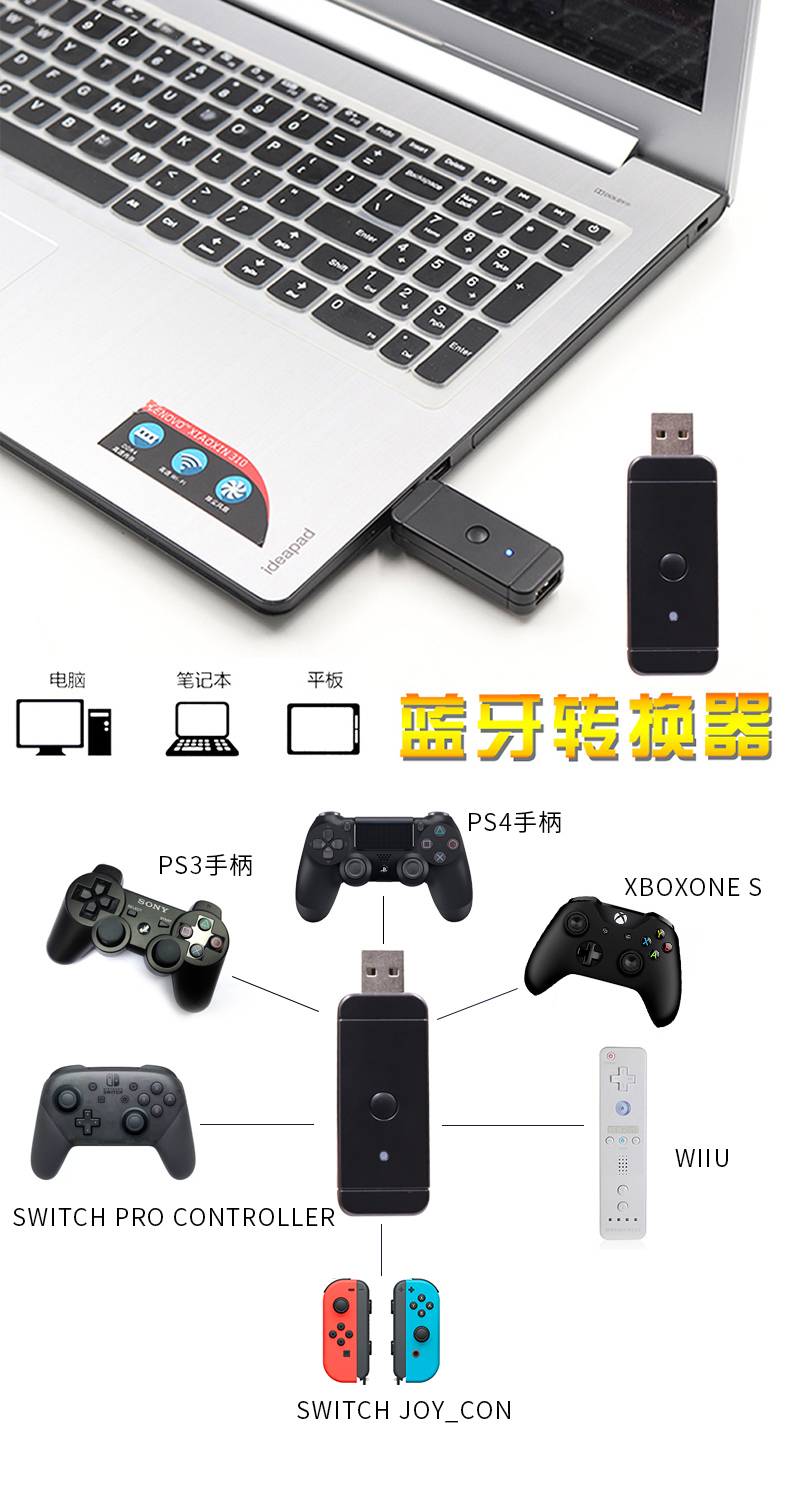 Bộ điều khiển không dây Sony PS4 Bộ rung không dây Bluetooth xử lý cảm biến trọng lực Bộ điều khiển tay đôi hệ thống rung tay - Người điều khiển trò chơi tay cầm fifa online 4