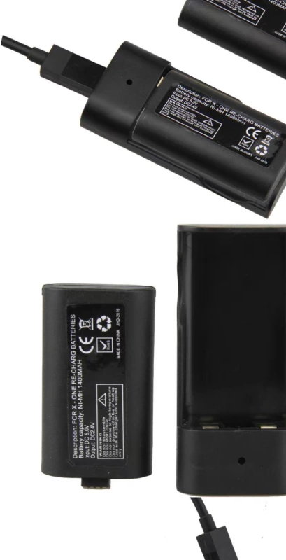 Microsoft Xbox One xử lý pin Bộ giữ pin tay XBOXONE sạc 1200 mAh dòng 2,7 mét - XBOX kết hợp