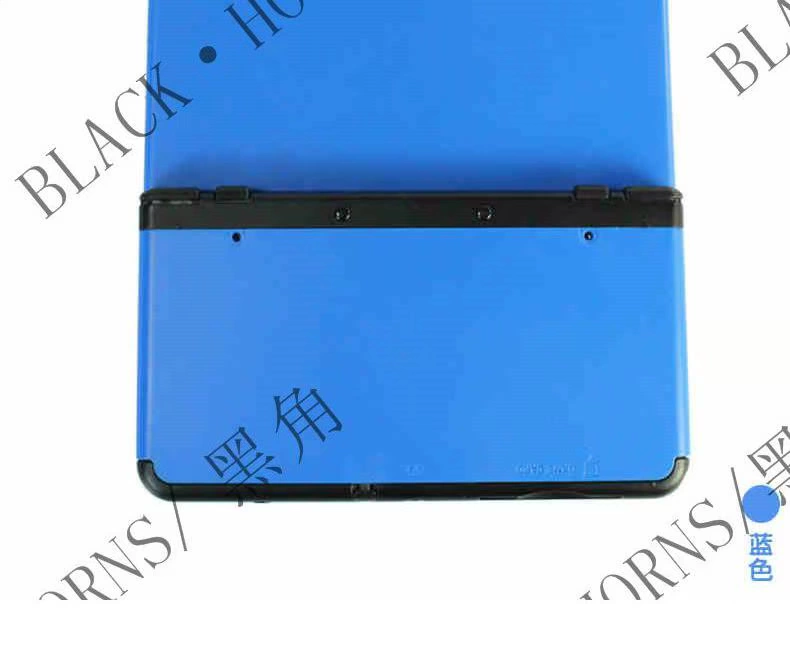 Sừng đen NEW3DS khung gầm nhỏ mới 3 mặt bìa new3ds vỏ nhựa trên và dưới vỏ mới ba khung nhỏ phụ kiện tuyệt vời - DS / 3DS kết hợp