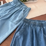 Тонкие джинсы для мальчиков, штаны для отдыха, средство от комаров, подходит для подростков, свободный прямой крой