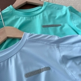 Дышащая быстросохнущая летняя эластичная спортивная футболка с коротким рукавом для мальчиков, подходит для подростков, круглый воротник