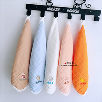 6-layer gauze saliva towel baby feeding milk wash face wash hand wash PP small hand towel newborn baby towel 5 Pack