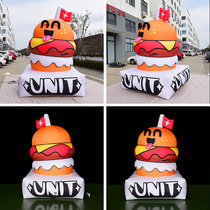 Burger Cake Ice Cream Inflatables Stores Mall Opening Event Advertising Emulation Food Gas Mold Customisation