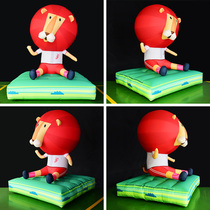 Cartoon lion inflatable animal Air model custom opening advertising model beauty Chen props stage decoration mascot