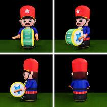 Air Dance Stars Recruit Dancing Piste People Beating Drum Soldiers Custom Mascot Opening Event Festivities Inflatable Cartoon