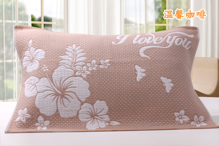 [Đặc biệt hàng ngày] tăng dày dành cho người lớn bông gối khăn cặp làm mới mềm ngủ vẻ đẹp áo gối lụa