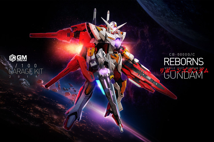 for MG 1/100 Reborns Gundam Resin Conversion Kit - MXM GMD Custom