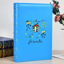 5-inch photo album 300 albums can be put five-inch plastic photo album imitation leather face commemorative book to send message