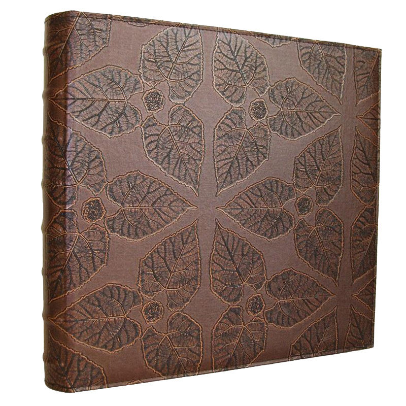 Beautiful photo album 6 inch inserts bag photo book brown maple leaf natural rugged effect can be put up to 500 4R photo film set