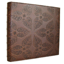 Beautiful shadow photo album 6 inch pocket photo album Brown Maple Leaf natural bump effect can put 500 4R photo album