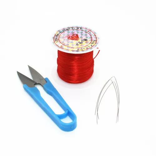 Износостойкие прозрачные эластичные бусины из граната, браслет, резинка