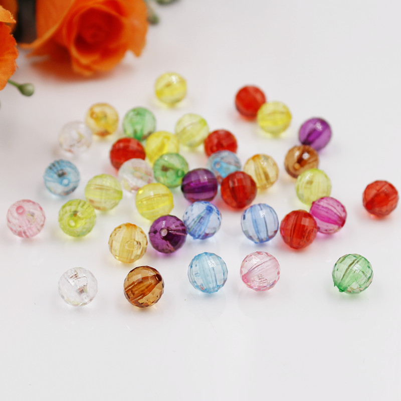 Handmade Beaded Acrylic 96-Facet 10mm Earth Beads DIY Jewelry Accessories Curtain Door Curtain Bead Curtain Loose Beads Handmade Beaded Acrylic 96-Facet 10mm Earth Beads DIY Jewelry Accessories Curtain Door Curtain Bead Curtain Loose Beads