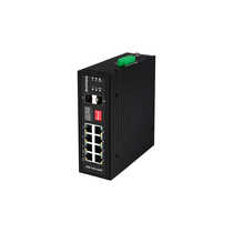 hasivo industrial Ethernet switch intelligent Gigabit 8-port 10-port POE 2SFP monitoring rail type