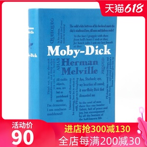英文原版 Word Cloud系列 白鲸 软精装 皮质封面 赫尔曼·梅尔维尔 Moby-Dick (Word Cloud Classics) 皮革封面