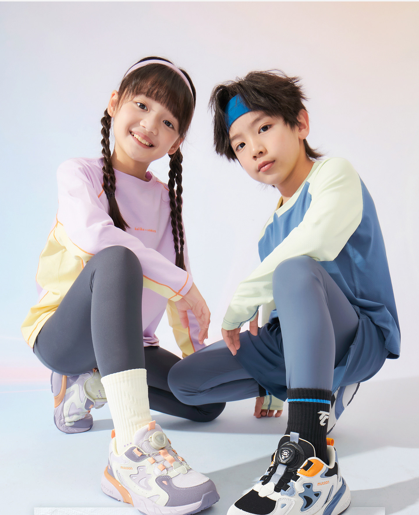 Children's Sports Shoes for Boys, 2026 Autumn New Model, Rotating Buckle, Shock-Absorbing, Lightweight Running Shoes, Youth Mesh Shoes for Girls — 34