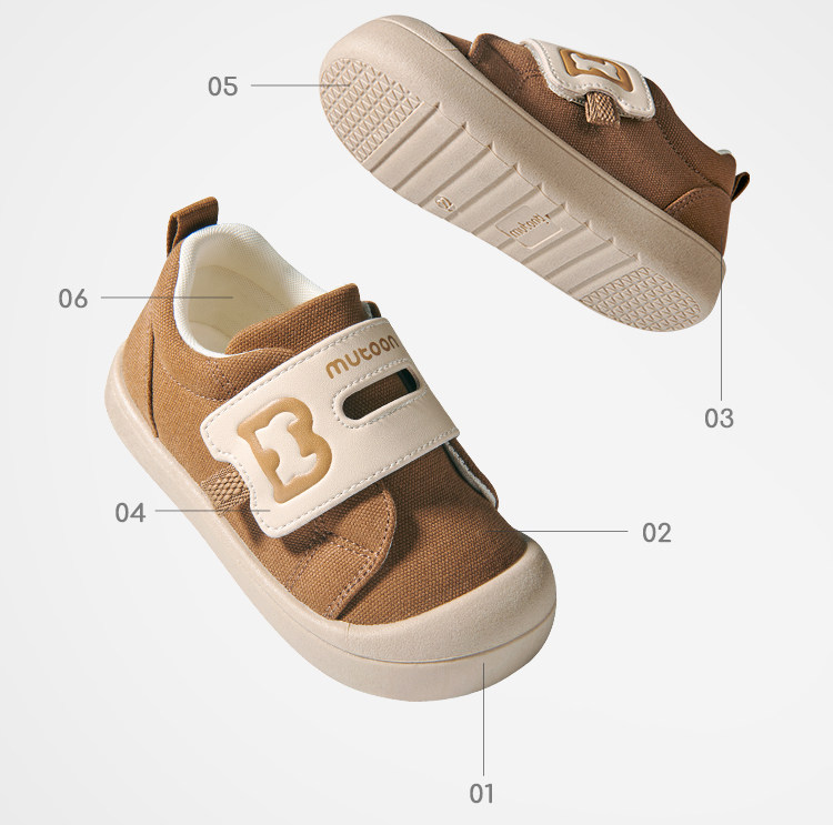 Toddler Stable Shoes for Spring and Autumn, Boys' Baby Kindergarten Indoor Shoes, Soft-Soled Anti-Collision Canvas Shoes, Girls' Shoes — 25