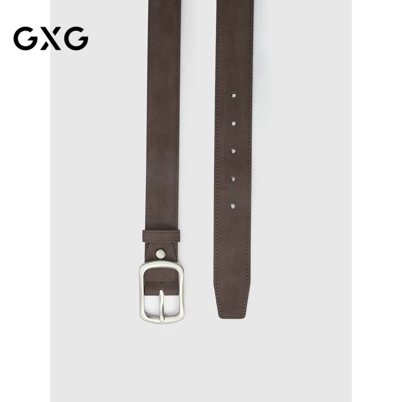 Пояс из кожи GXG, простой и элегантный дизайн, 25x