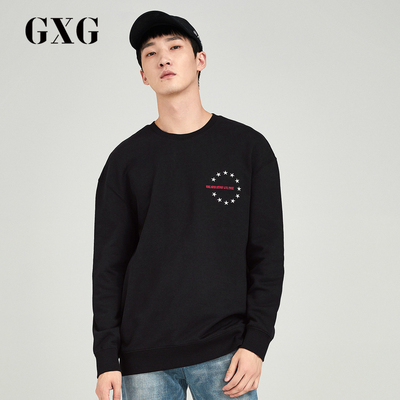 Mùa xuân của nam giới GXG bán áo len màu đen thời trang mỏng # 171131264